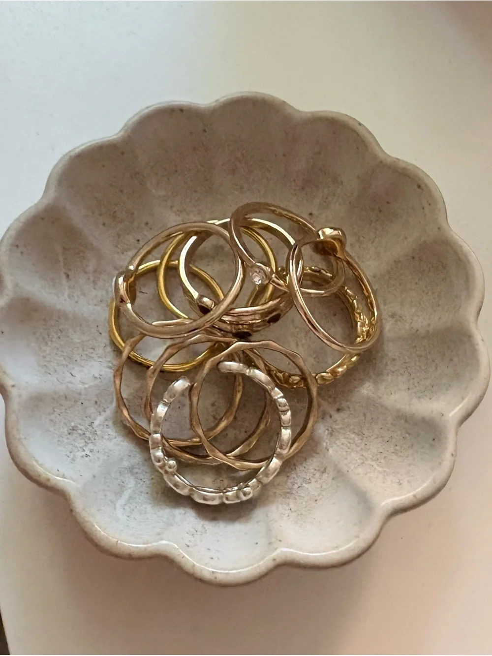 Gold Stackable Rings - Women's Jewelry